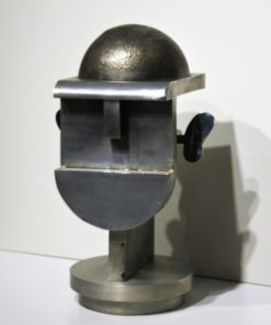 Fernando Bellver - "Francis Picabia" escultura aluminio fundido y aluminio torneado