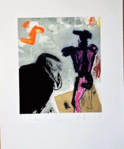 Joaquín Capa - "De la tauromaquia de Pepe Hillo VIII" grabado color