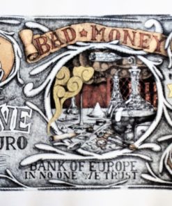 Fernando Bellver - "Bad money, 5 €uros" grabado aguafuerte