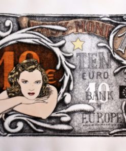 Fernando Bellver - "Easy money, 10 €uros" grabado aguafuerte
