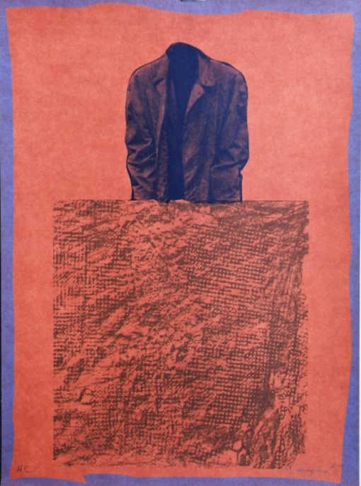 Rafael Canogar - "Estudio para un monumento II" litografía y fotolito