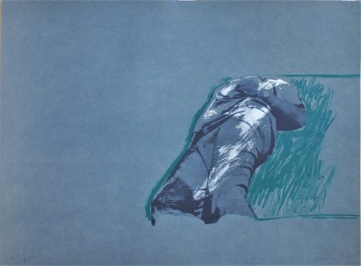 Rafael Canogar - "Figura sobre la hierba" litografía y fotolito