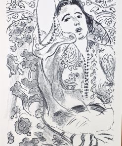 Henri Matisse - "Arabesque" cartel original exposición Oeuvres Gravées en la Galerie Maeght Lelong Paris en 1984