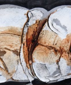 Antonio Suarez - "Bajo presión" pintura original técnica mixta cartulina