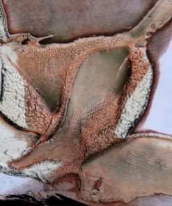 Antonio Suarez - "Beige sobre blanco" pintura original técnica mixta cartulina