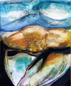 Antonio Suarez - "Estratos" pintura original técnica mixta cartulina