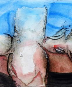 Antonio Suarez - "Formas presentidas" pintura original técnica mixta cartulina