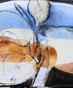 Antonio Suarez - "Planta presentida" pintura original técnica mixta cartulina