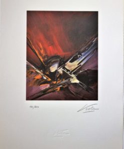 Manuel Viola - "Letania del imperfecto" litografía