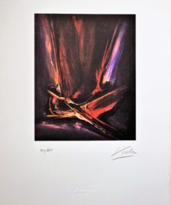 Manuel Viola - "Yo me lavo las manos..." litografía