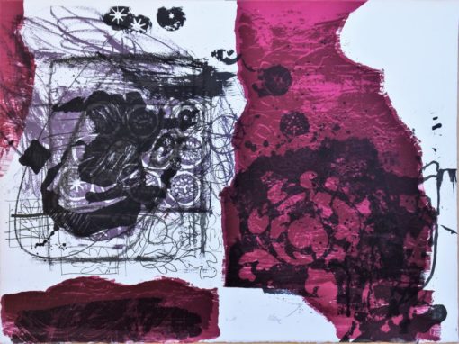 Antoni Clavé 1970 - "Trobadors XIV" litografía