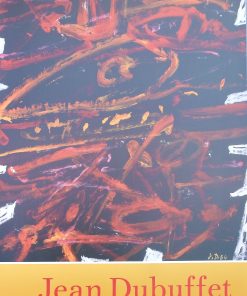 Jean Dubuffet - "Ideoplasme" cartel original exposición retrospectiva en la Fondation Maeght en 1985