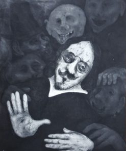 Luis Garcia Ochoa - "Francisco de Quevedo Villegas" grabado aguafuerte