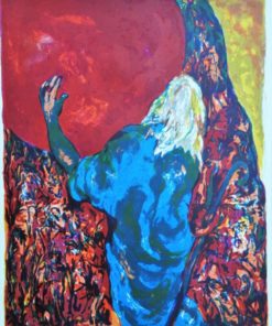 Luis García Ochoa - "Fué sueño ayer, mañana será tierra..." litografía color