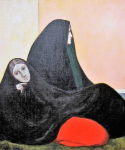 Manuel de las Casas - "Reposo" pintura oleo lienzo
