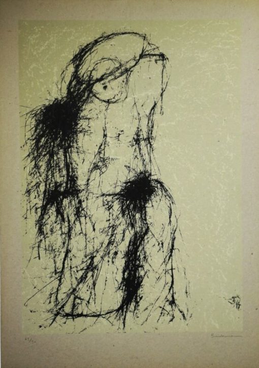 Enrique Brinkmann - "Impostor I" serigrafía sobre cartulina