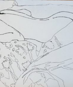 Fernando Bellver 1978 - "Joven desnuda durmiendo" grabado
