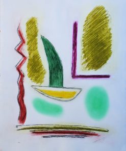 Albert Ráfols Casamada - "Veler verd" litografía