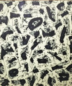 Antonio Saura - "Nombre de curés" Litografia, enmarcado