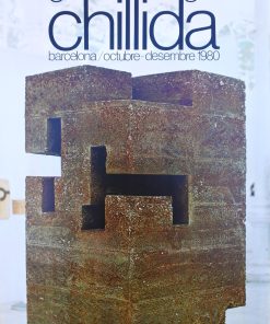 Eduardo Chillida - "Exposición Barcelona 1980" cartel original exposición en la Galeria Maeght de Barcelona en 1980