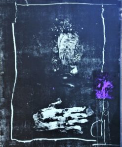 Antoni Clavé - "Homenaje al Greco, Caballero de la mano en el pecho" litografía