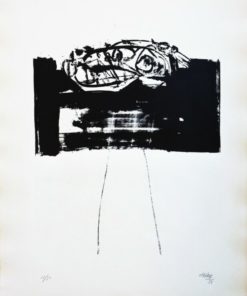 Antonio Saura 1959 - "Pinticallonca, serie Pintiquiniestras" litografía