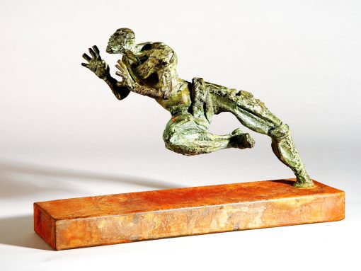 Fernando Suarez Reguera - "Extensión II" escultura bronce y hierro