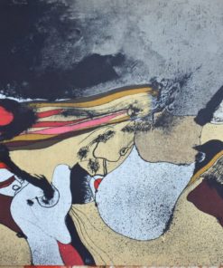 Josep Guinovart 1976 - "Cap a forma" litografía color