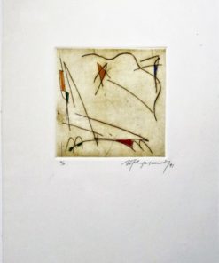 Albert Ràfols-Casamada 1991 - "Estels - 1" Grabado, enmarcado