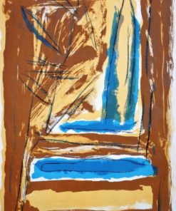 Albert Ráfols-Casamada 1990 - "La Tardor - 2" litografia color