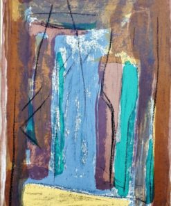 Albert Ráfols-Casamada 1990 - "La Tardor - 7" litografia color