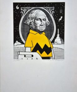 Fernando Bellver - "Carlitos dólar" grabado iluminado a mano