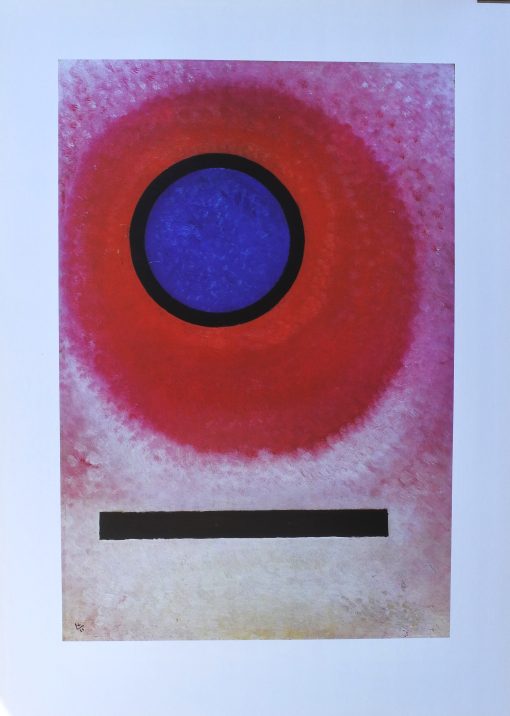 Vasily Kandinsky - "Blauer Kreis # 2" Reproducción, editado por la Galerie Maeght Paris