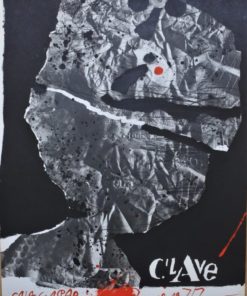 Antoni Clavé - "Exposición 1977" cartel original exposición en Sala Gaspar Barcelona en 1977