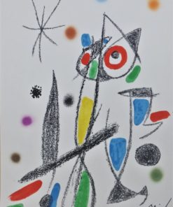 Joan Miró - "Maravillas con variaciones acrósticas en el jardín de Miró XII" litografia sobre papel Guarro