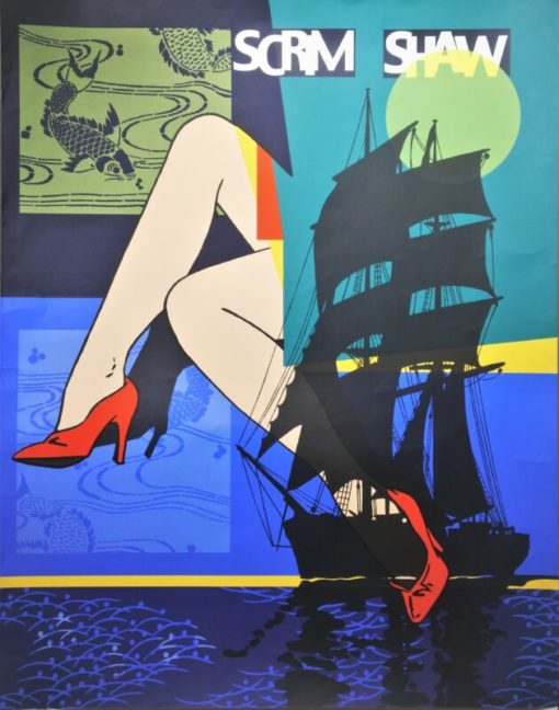 Maria Luisa Sanz - "Scrim Shaw" serigrafía