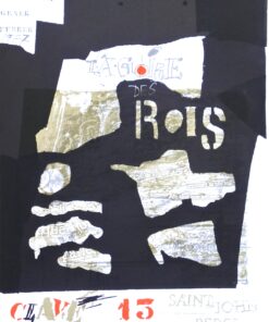 Antoni Clavé - "13 gravats per illustrar" cartel original exposición en Sala Gaspar Barcelona en 1977