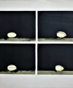 Joan Hernandez Pijuan - "4 ous" litografia