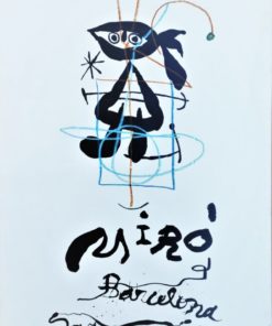 Joan Miró - "Exposición 1983" cartel original exposición en Sala Gaspar Barcelona en 1983 en el 90 aniversario de Joan Miró