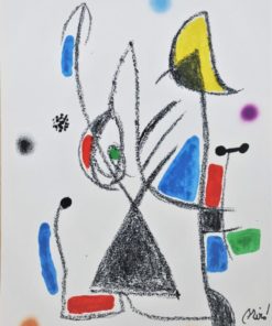 Joan Miró - "Maravillas con variaciones acrósticas en el jardín de Miró XVI" litografia sobre papel Guarro