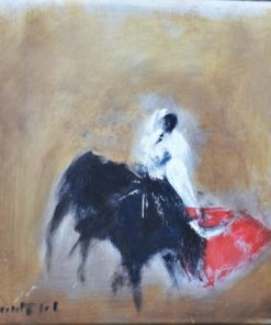 Javier Montesol - "Tauromaquia II" pintura oleo lienzo