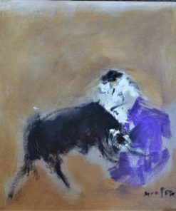 Javier Montesol - "Tauromaquia IV" pintura oleo lienzo