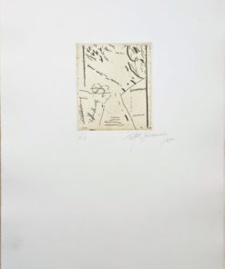 Albert Rafols Casamada - "Taula - 1" grabado punta seca