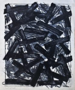 Rafael Canogar 1983 - "Composición sin título" grabado aguafuerte