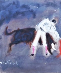 Javier Montesol - "Tauromaquia VIII" pintura oleo lienzo