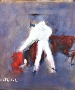 Javier Montesol - "Tauromaquia VII" pintura oleo lienzo