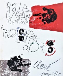Antoni Clavé 1970 - "Trobadors Affiche" litografia