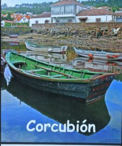 Corcubión, La Coruña - "Barcas de pescadores" cartel promoción turística