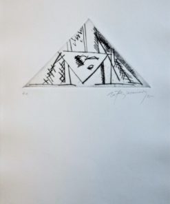 Albert Rafols Casamada - "Luna Park - 2" grabado punta seca