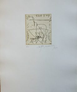 Albert Rafols Casamada - "Taula - 2" grabado punta seca